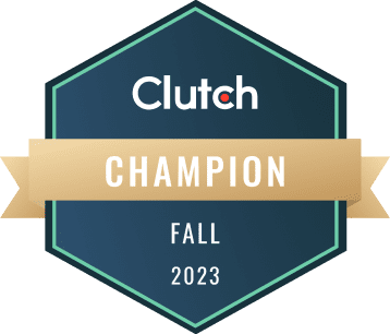 Website Development Services - Clutch Champion 2023 Clutch Champion 2023